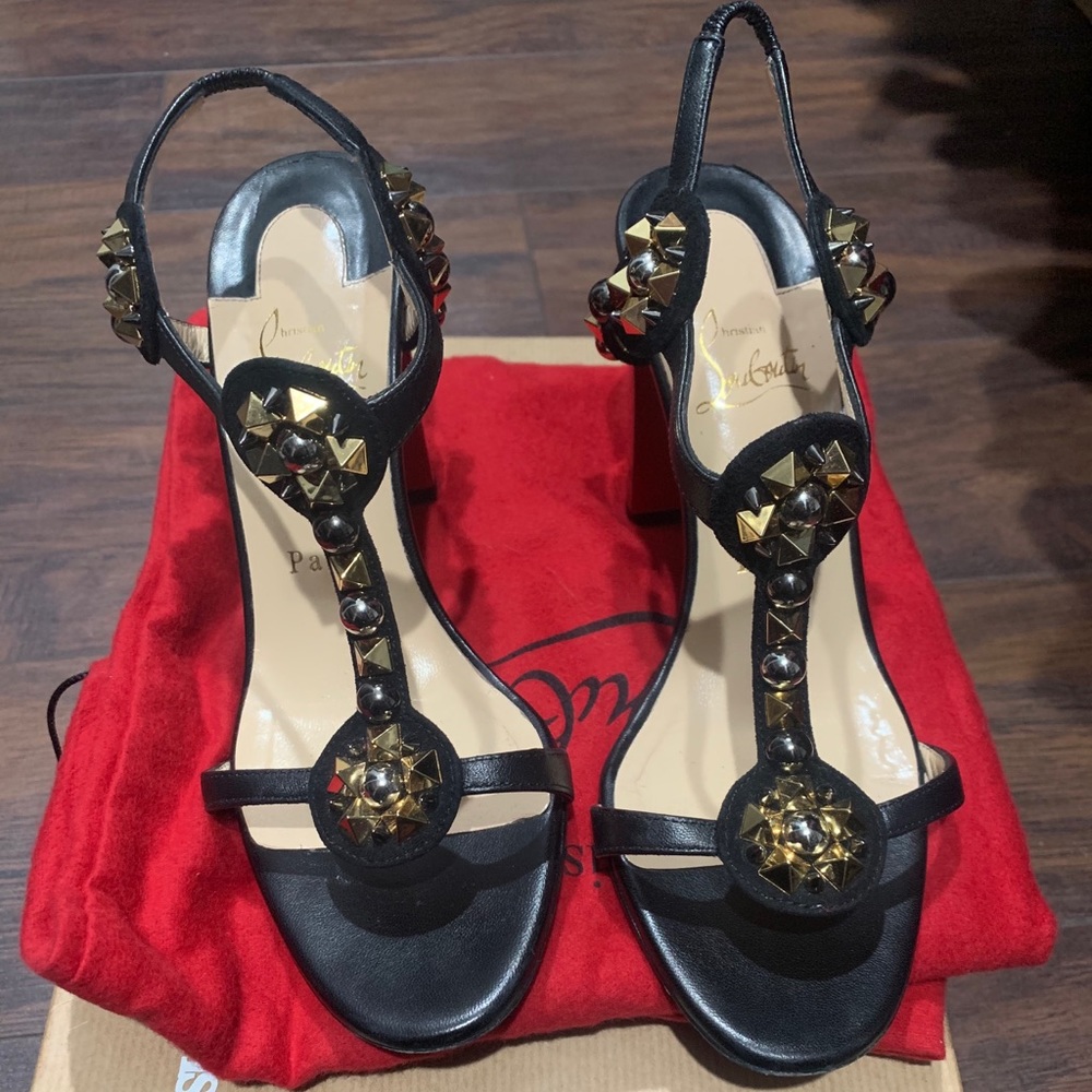 Christian louboutin sandal heels